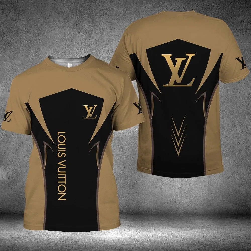 Louis vuitton brown black luxury brand t-shirt outfit for men women #tshirt#clothes#outfit