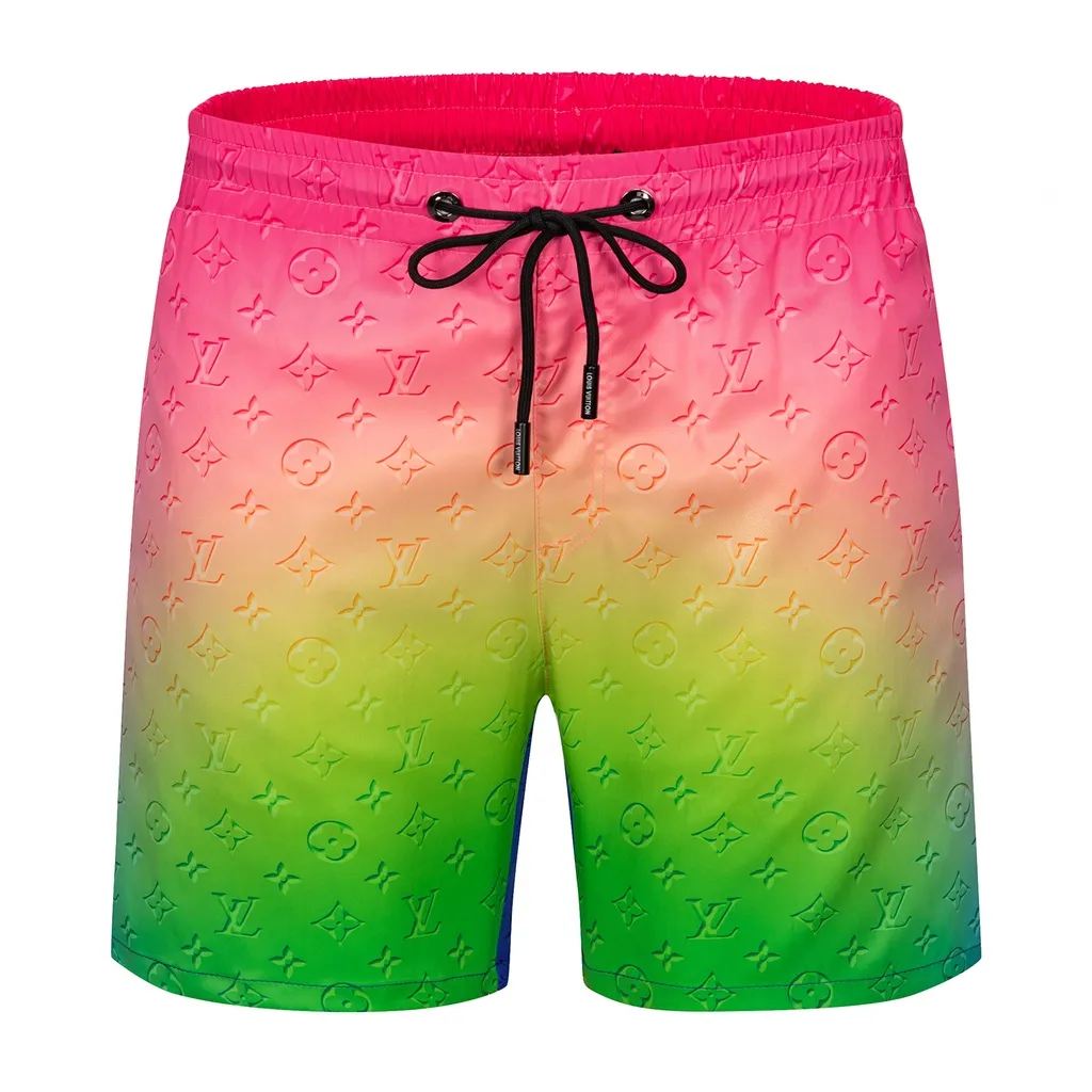 Louis vuitton colorful hot luxury brand all over print shorts pants for men #shorts#swimtrunks