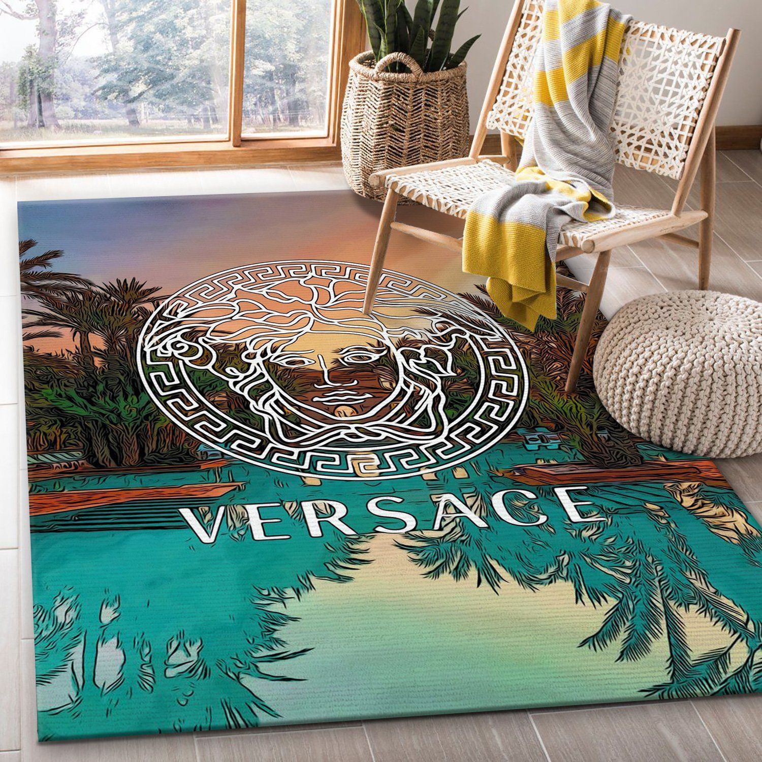 Versace Area Rugs Living Room Rug Home Decor Floor Decor #Rug#carpet#Homedecor