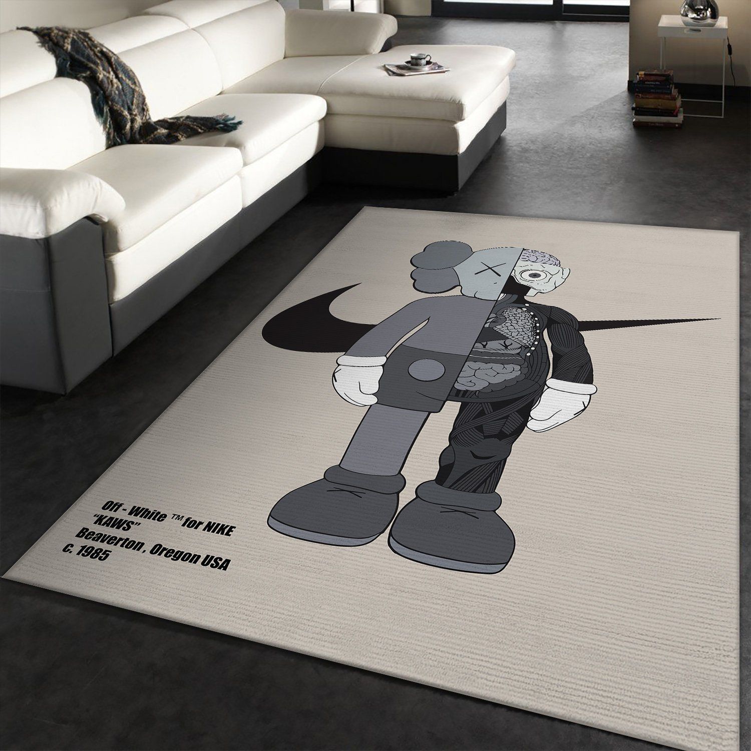 Kaws supreme rug luxury collection area rugs living room carpet floor decor #Rug#carpet#Homedecor