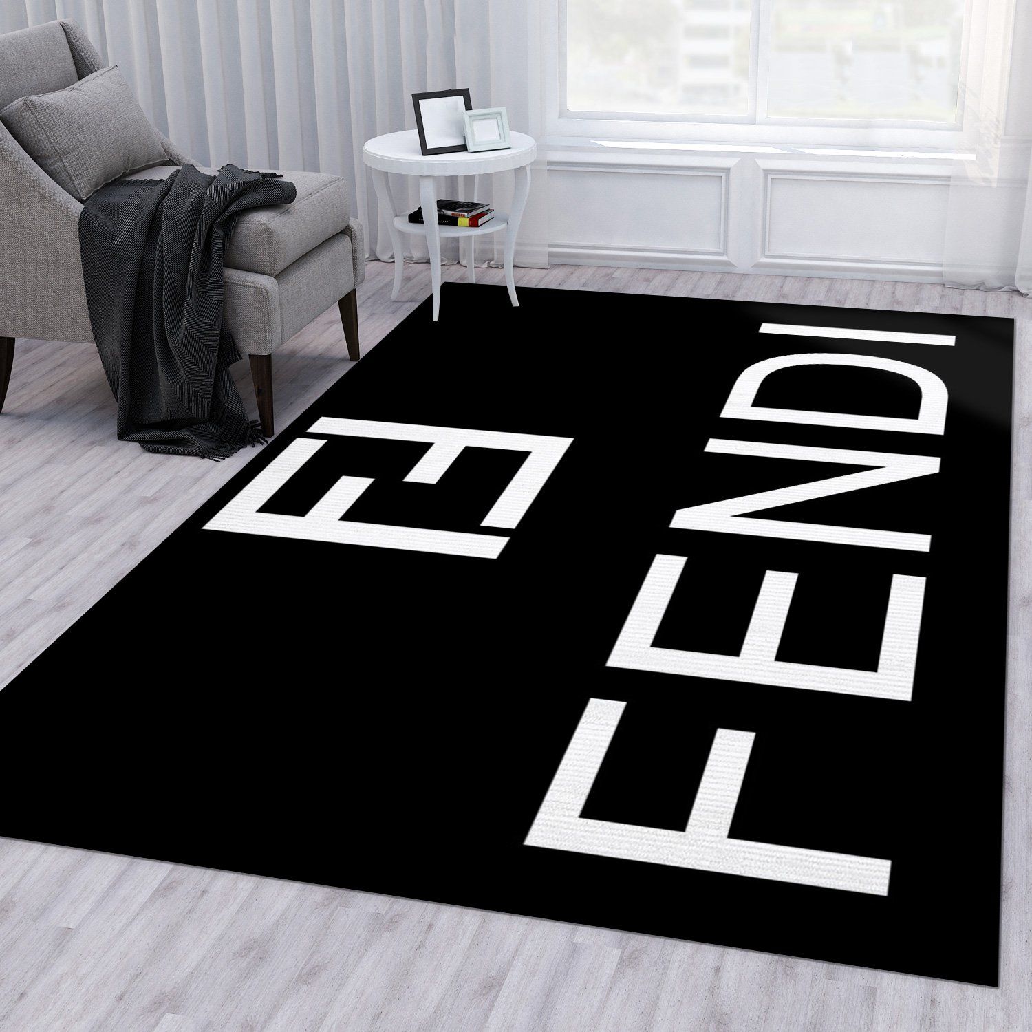 Fendi Area Rug For Christmas Living Room Rug US Gift Decor #Rug#carpet#Homedecor