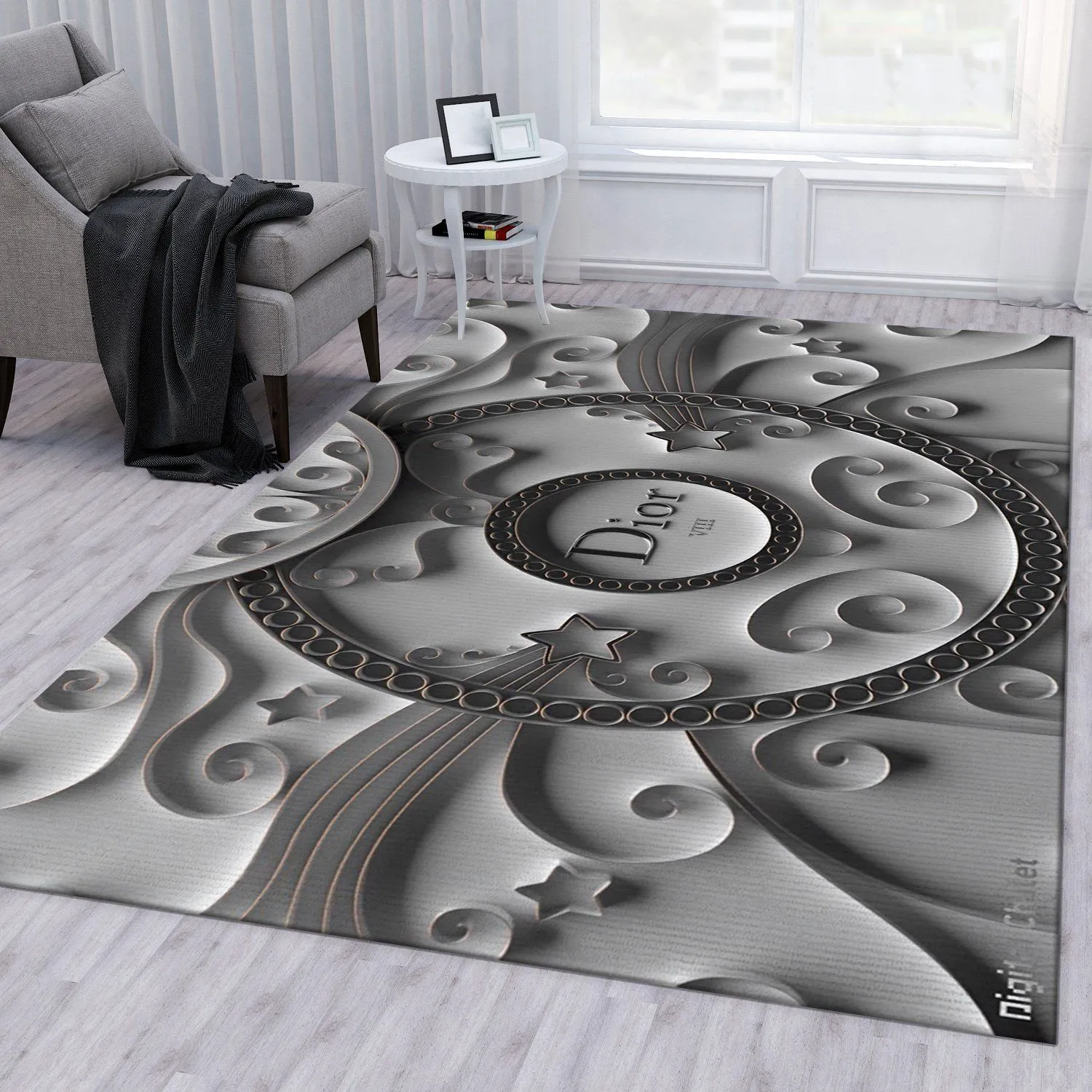 Dior Area Rug For Christmas Fashion Brand Rug Living Room Rug Christmas Gift US Decor #Rug#carpet#Homedecor