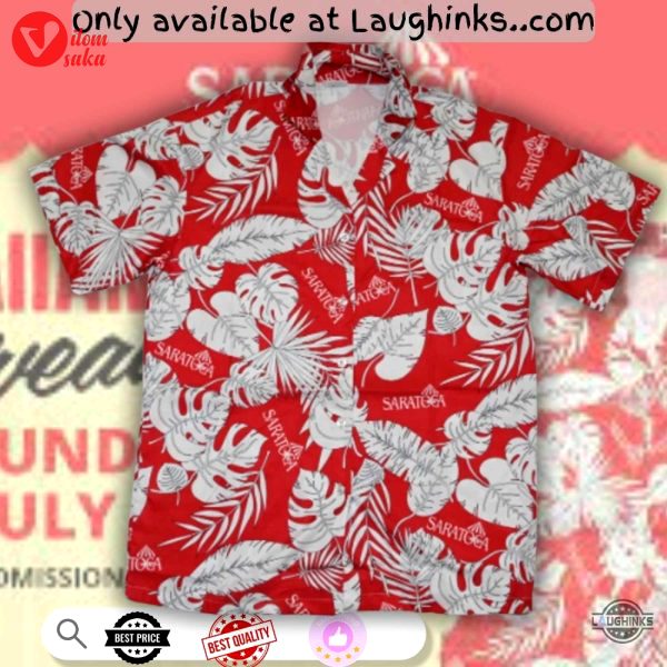 2025 saratoga race course giveaways hawaiian shirt