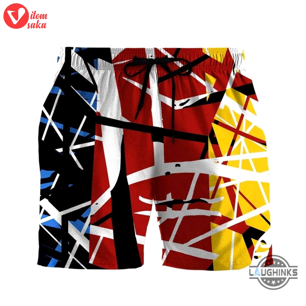 3d frankenstrat rgb mix custom beach summer men beach shorts swim trunks hawaiian shirt style printed 3d swim trunks qt207030za aloha summer beach button up shirts and shorts new