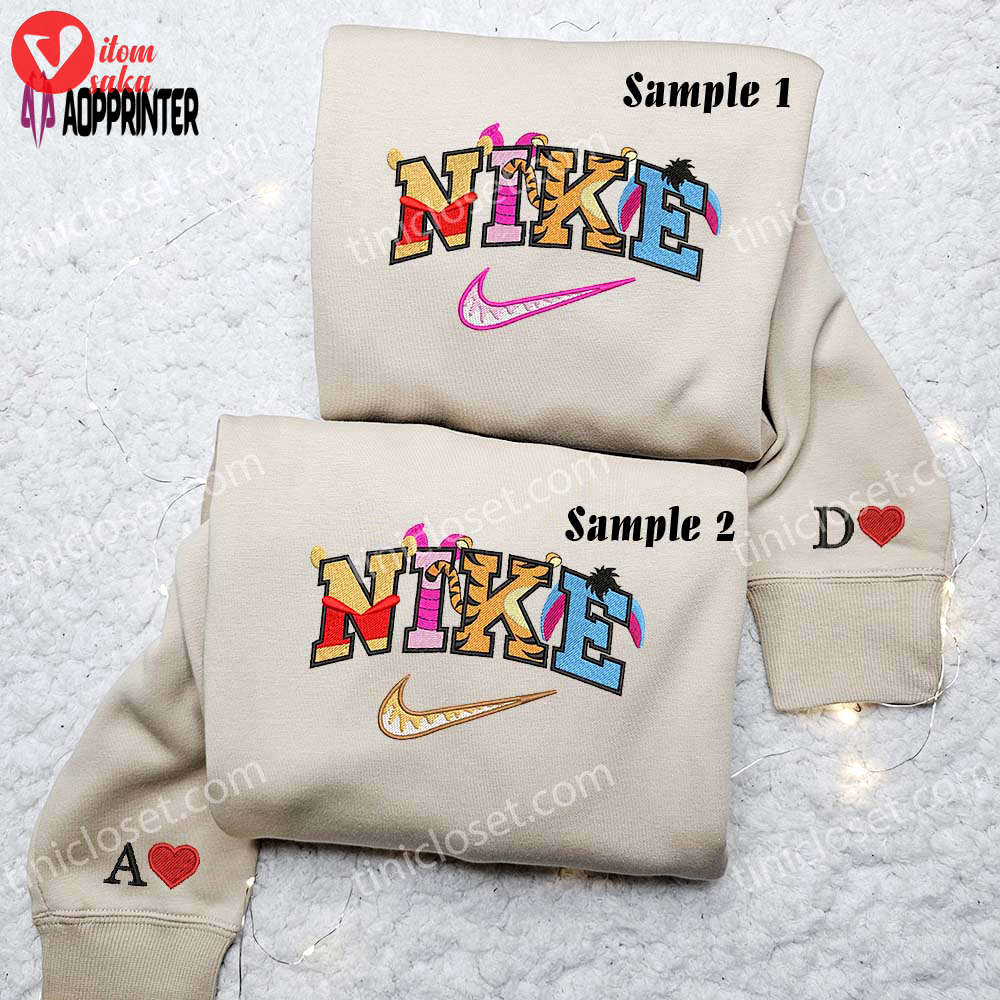 Adorable winnie the pooh embroidered couples shirts – perfect matching outfits for disney fans!
