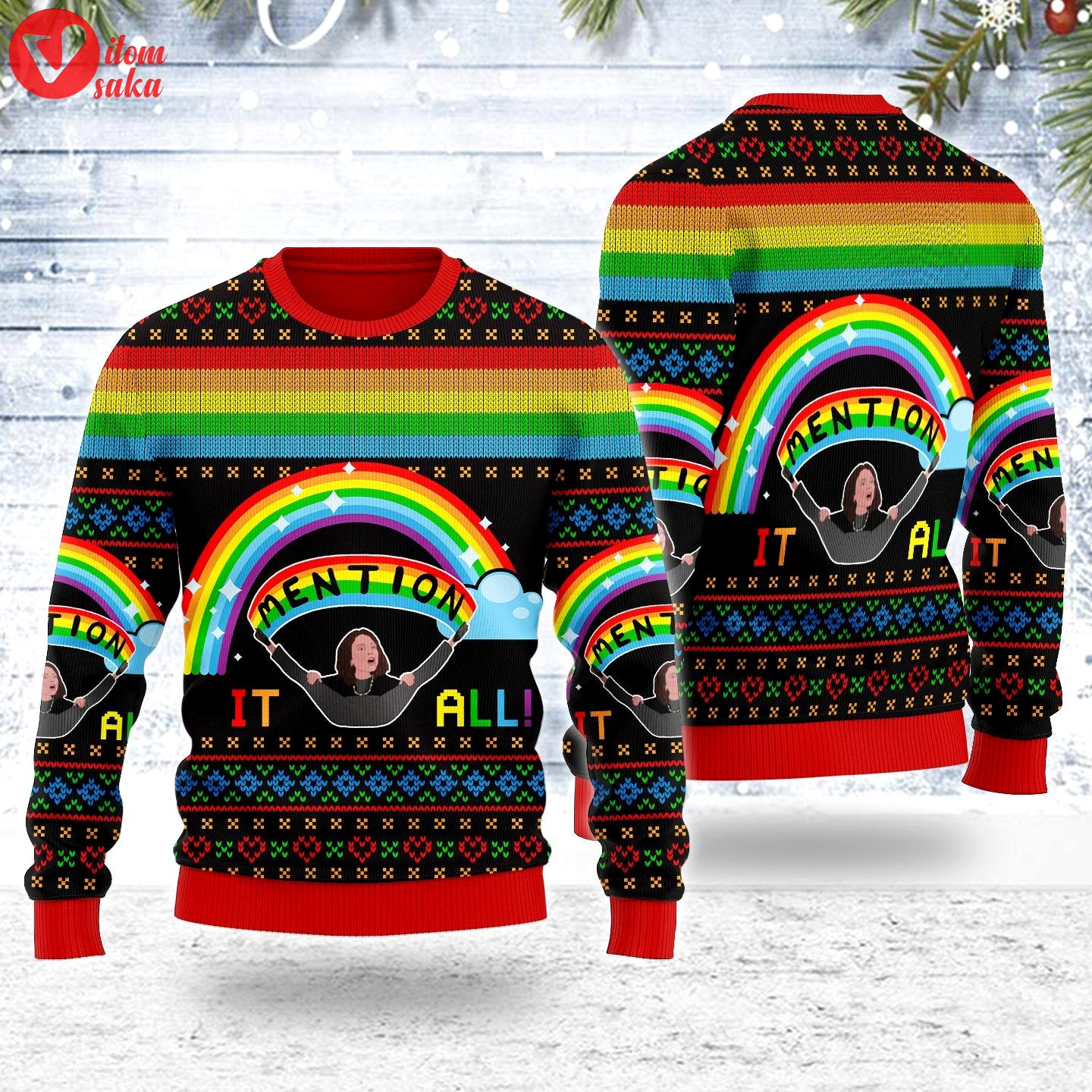 All i want for chirsmas ugly christmas sweater – stormmerch exclusive