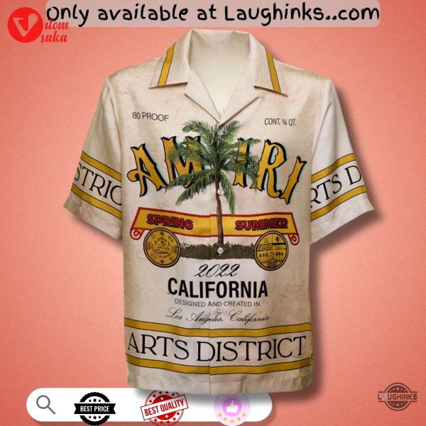Amiri casual hawaiian shirt replica