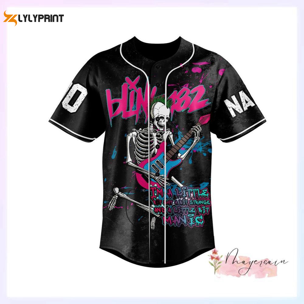 B182 baseball jersey, b182 band baseball shirt