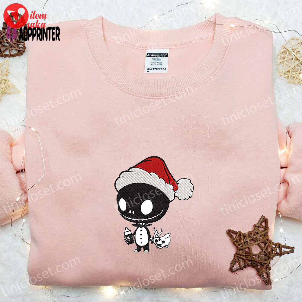 Baby jack skellington & zero embroidered sweatshirt – halloween hoodie