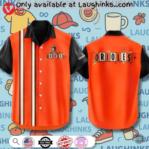 Baltimore orioles bowling hawaiian shirt 2025
