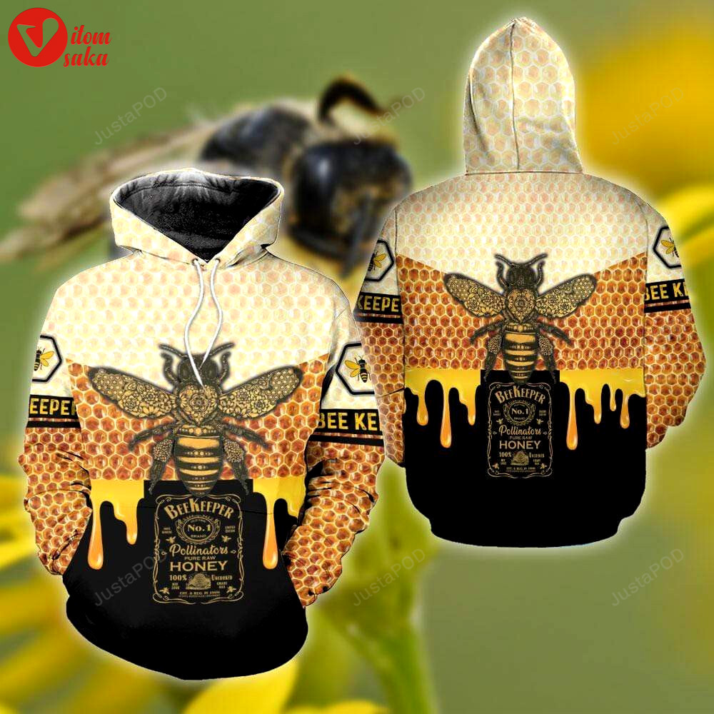 Bee keeper 3d all print hoodie, zip- up hoodie