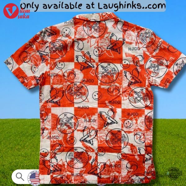 Brandon guns and roses hawaiian shirt reprinted