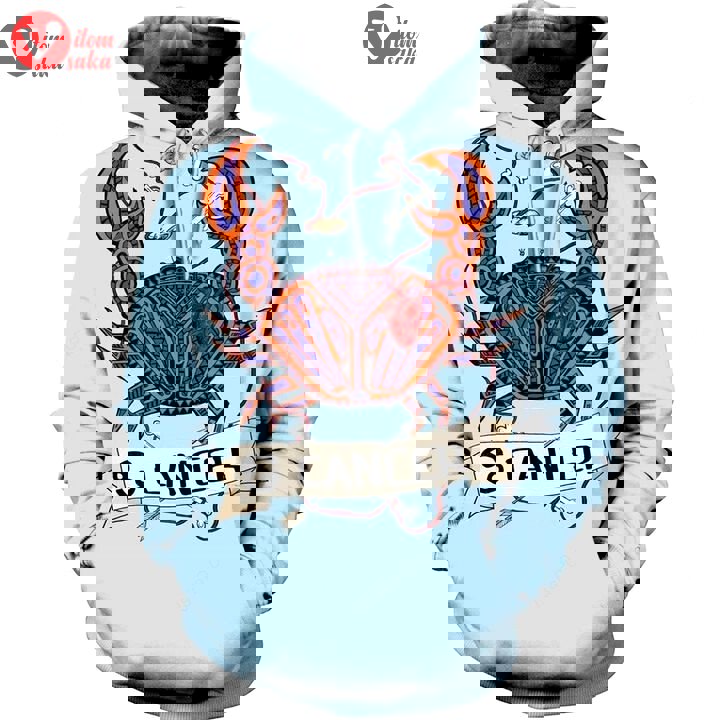 Cancer zodiac 3d all over printed hoodie, zip- up hoodie