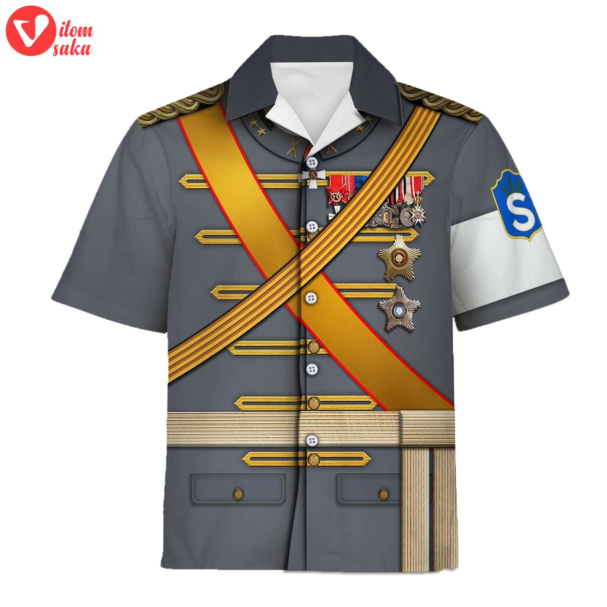 Carl gustaf emil mannerheim hawaiian shirt 3d shirt for unisex – stormmerch exclusive