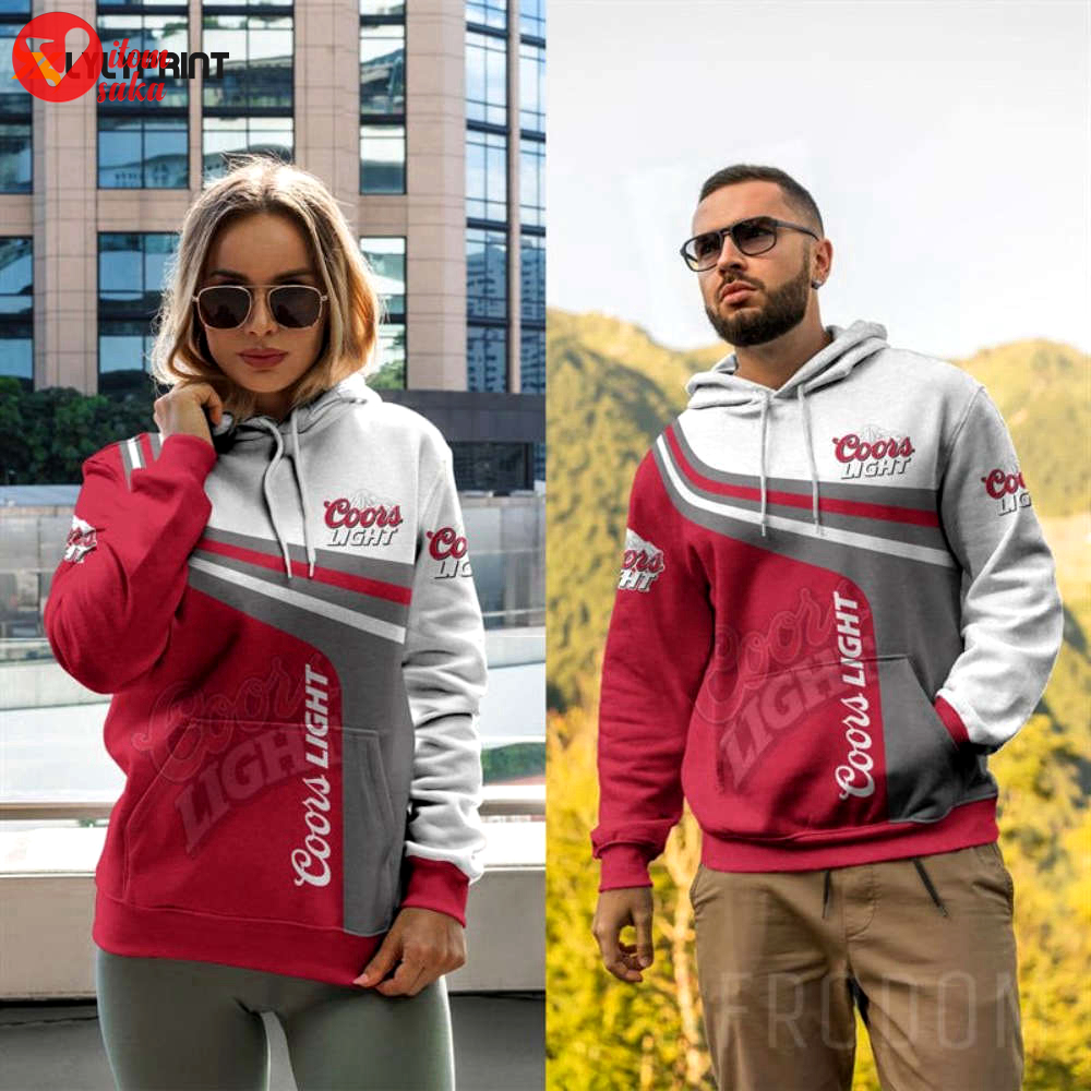 Coors light 3d all over print hoodie, zip hoodie