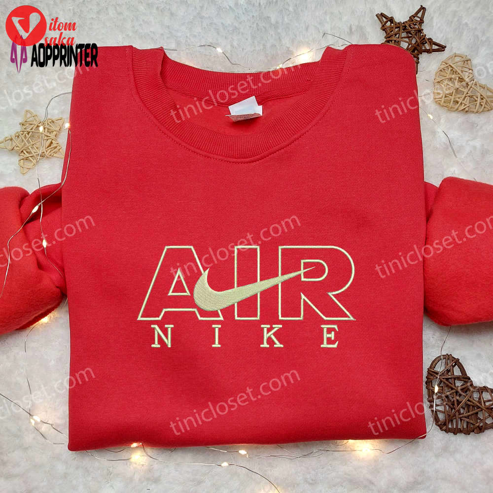 Custom nike air embroidered shirt: perfect family gift embroidered nike shirt – shop now!