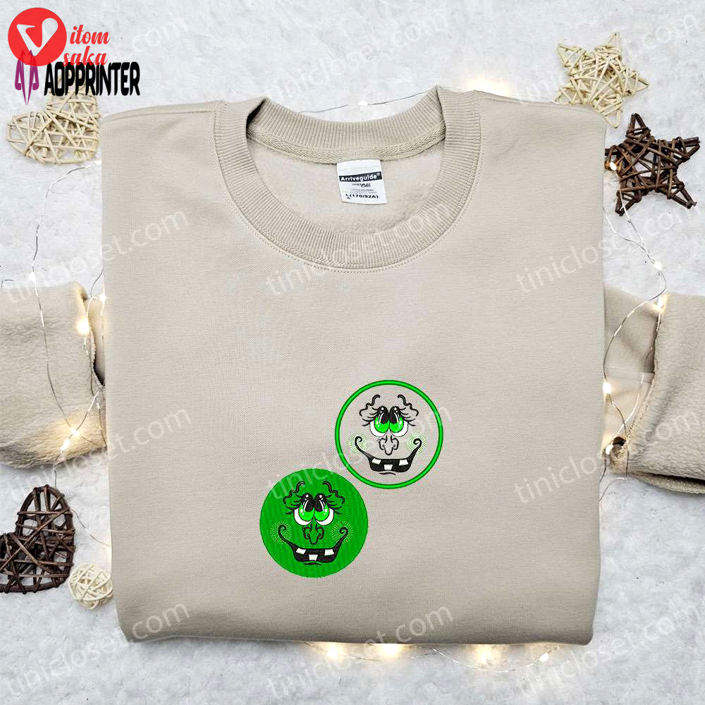 Custom smile logo embroidered shirt & sweatshirt: perfect family gift ideas