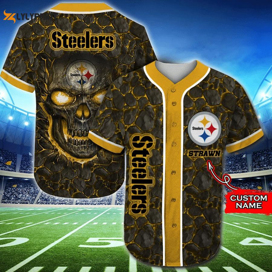 Customize your style with pittsburgh steelers personalized baseball jersey –