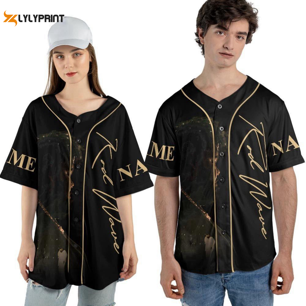 Customized rod wave nostalgia tour bbaseball jersey