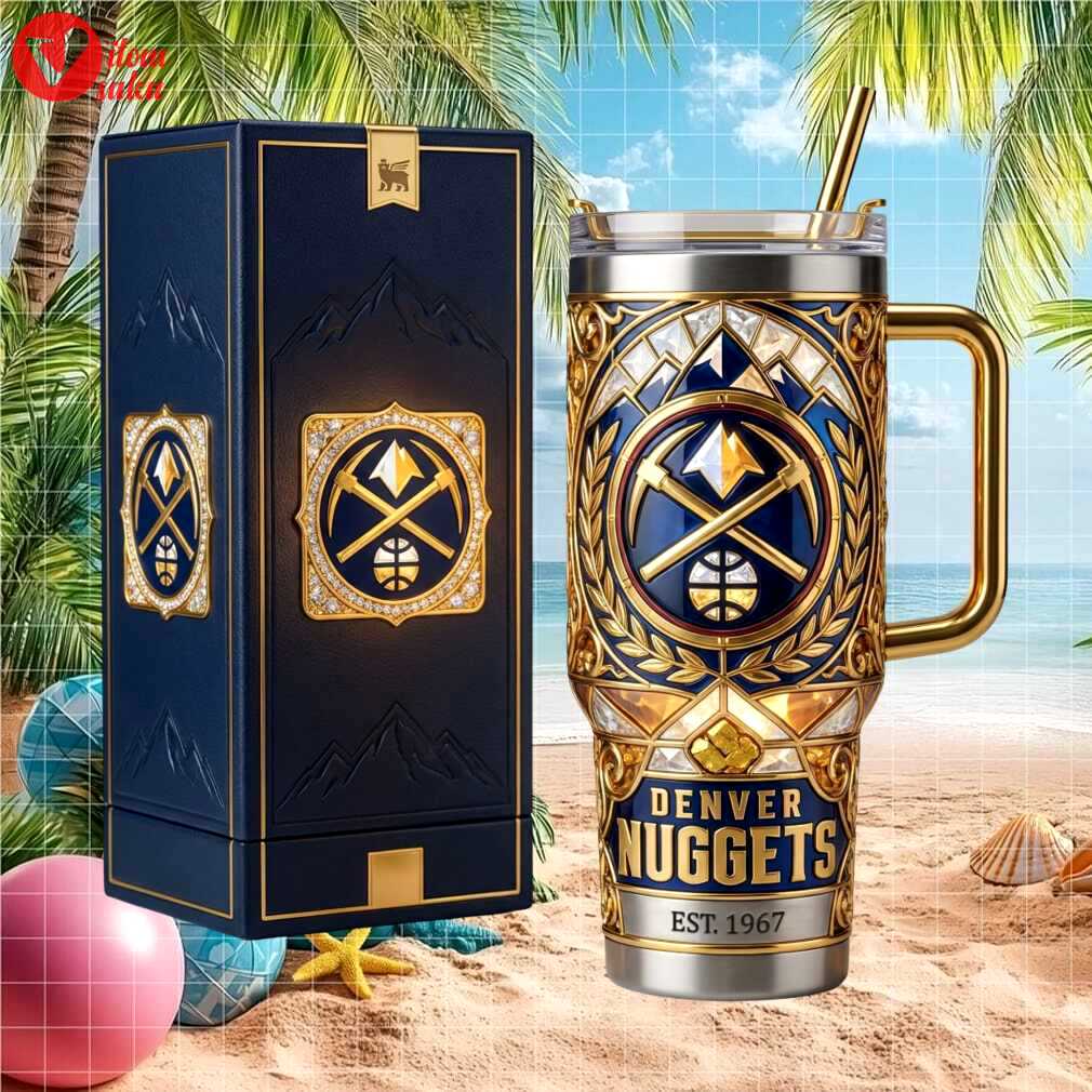Denver nuggets est 1967 mile high legacy 2026 vintage fans stainless steel insulated tumbler