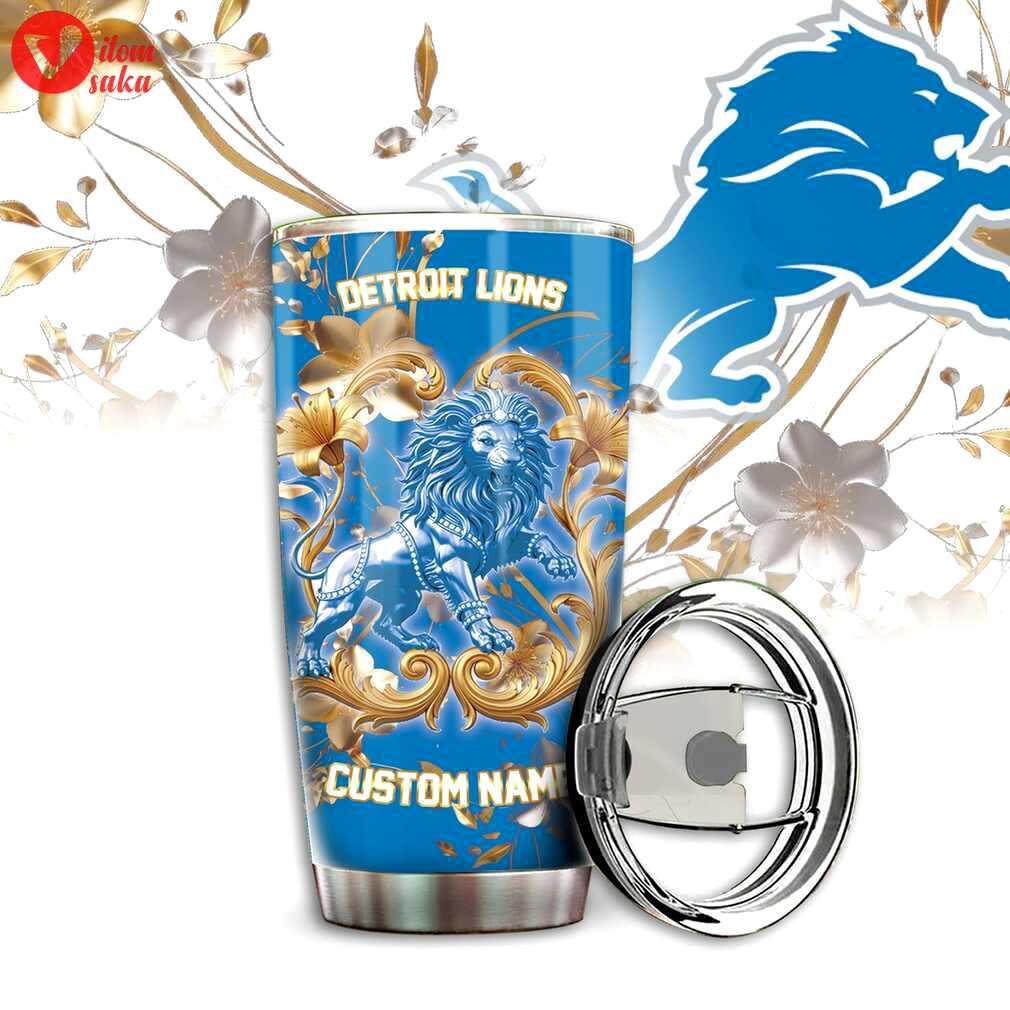 Detroit lions nfl 20oz. custom stainless steel tumbler