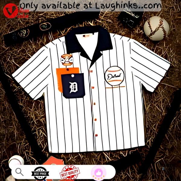 Detroit tigers engineered by dre hawaiian shirt giveaway 2025