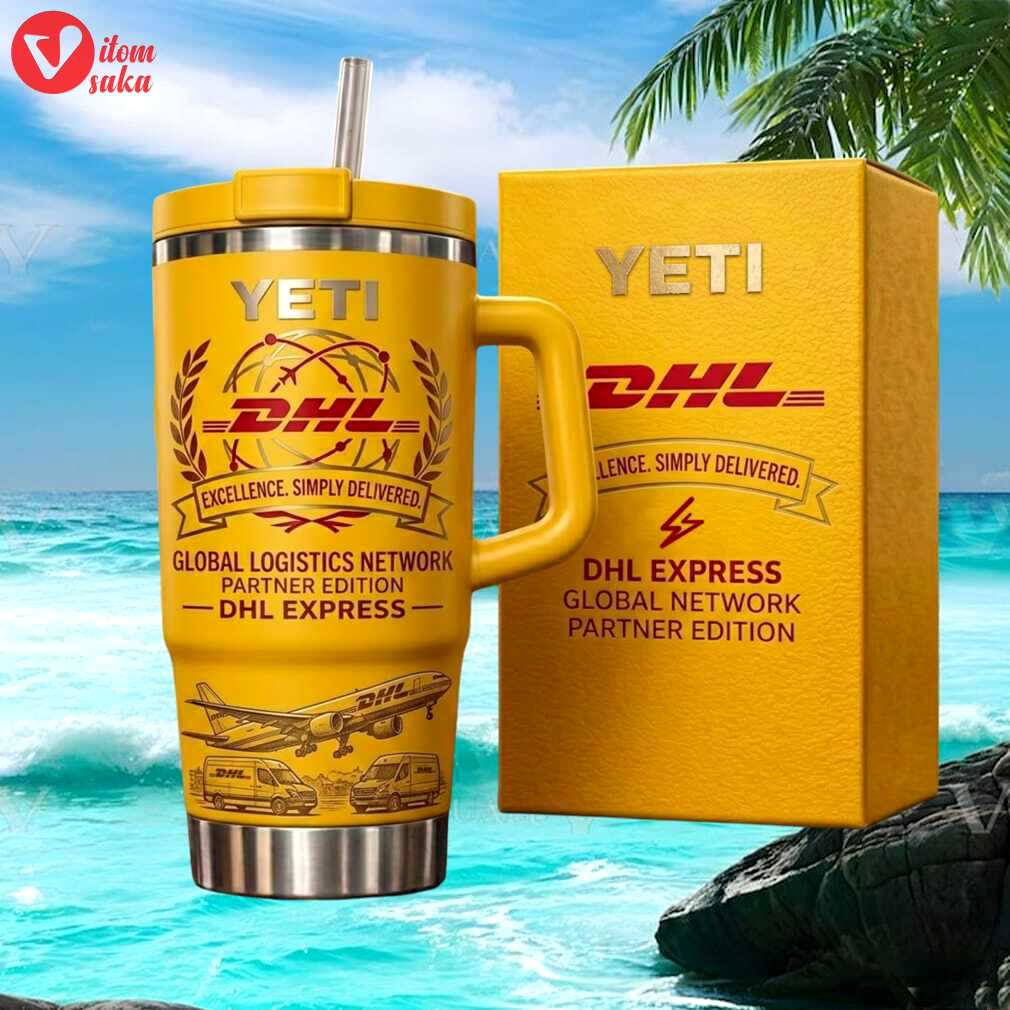 Dhl express global logistics network partner edition 40oz insulated tumbler