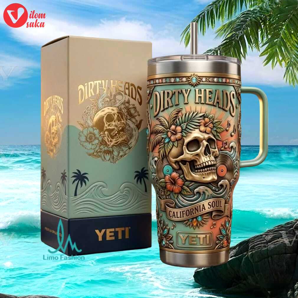 Dirty heads california soul reggae rock beach vibes gift stainless steel insulated tumbler