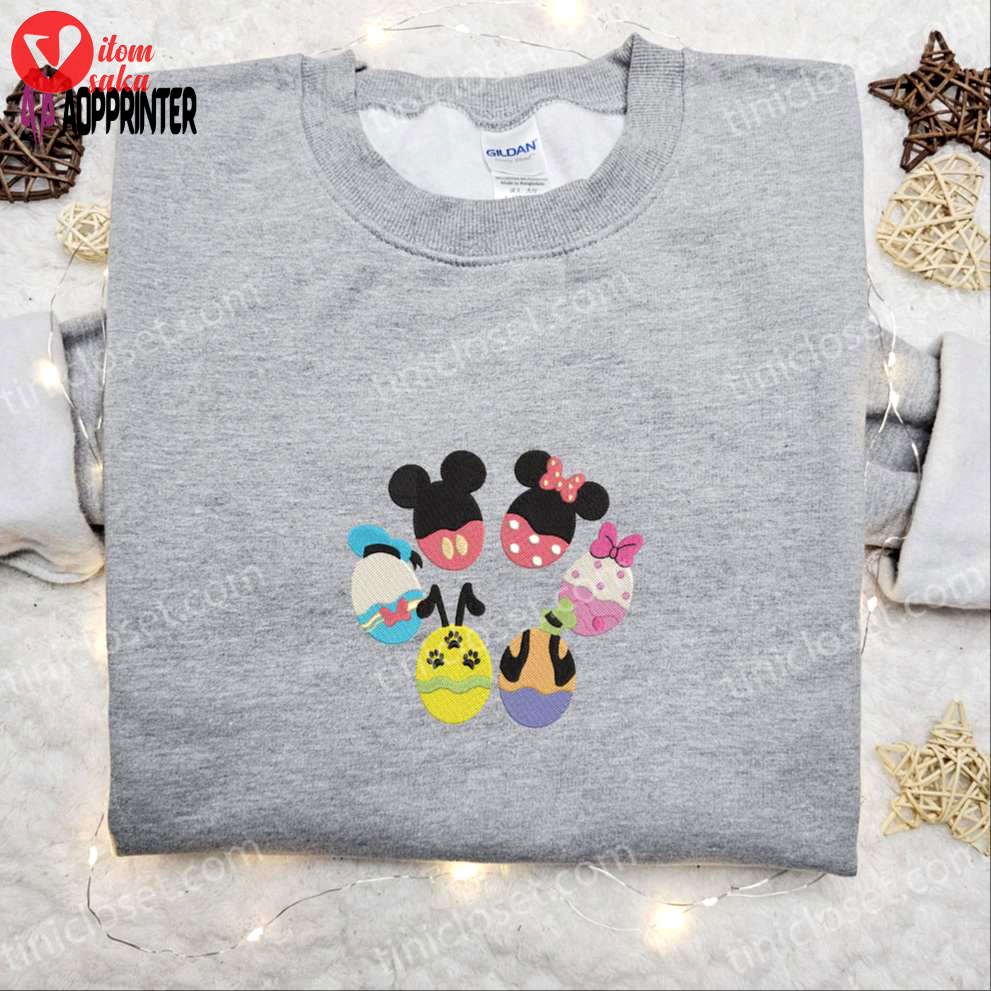 Disney characters easter eggs shirt & hoodie: best thanksgiving day gift idea