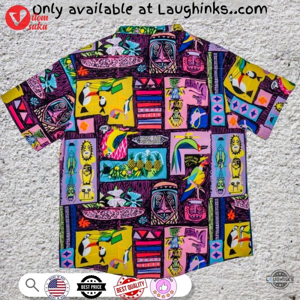 Disneyland enchanted tiki room hawaiian shirt