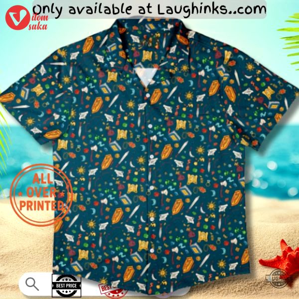 Dnd aop hawaiian shirt