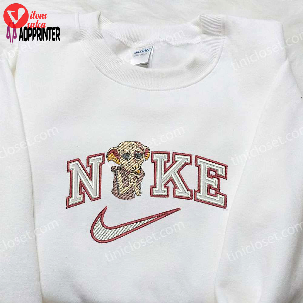 Dobby x nike harry potter embroidered shirt – customizable & unique nike shirt