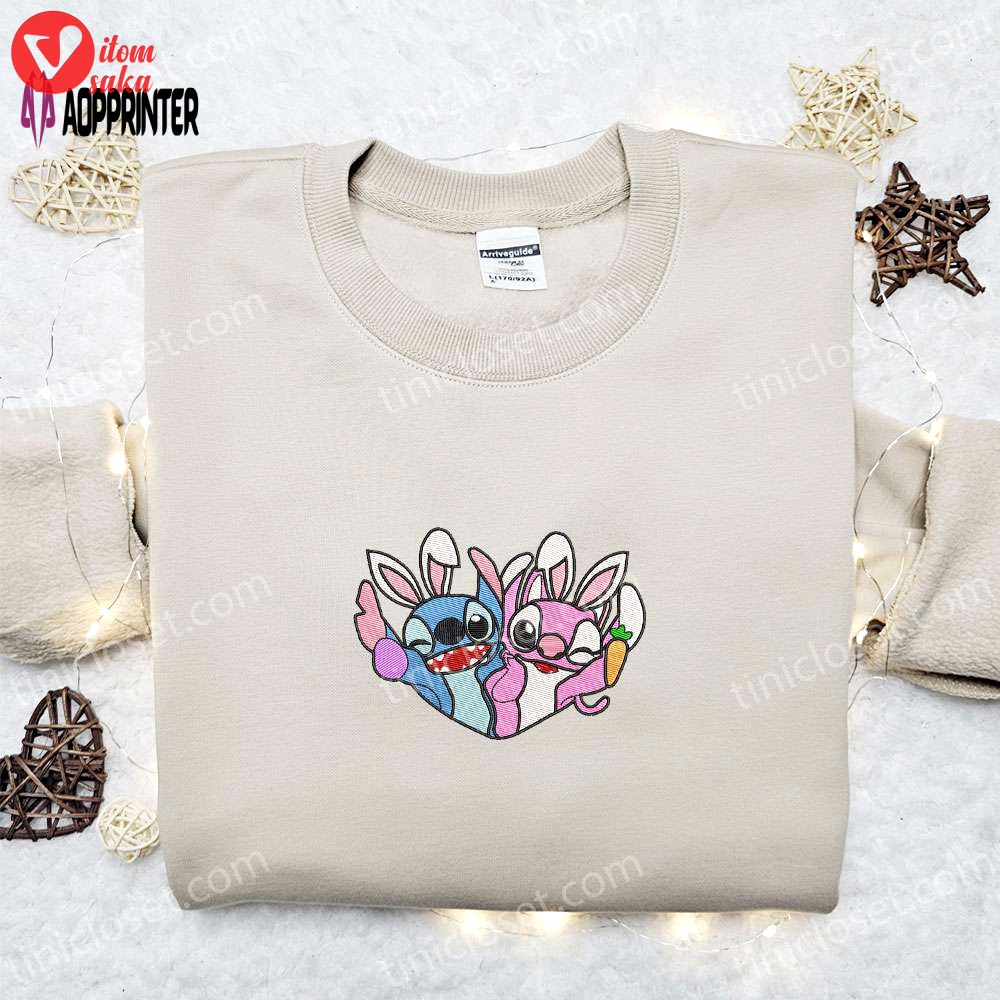 Easter bunny embroidered shirt & disney characters hoodie – perfect thanksgiving day gift