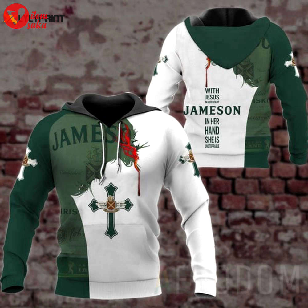 Easter day jameson irish 3d all over print hoodie, zip hoodie