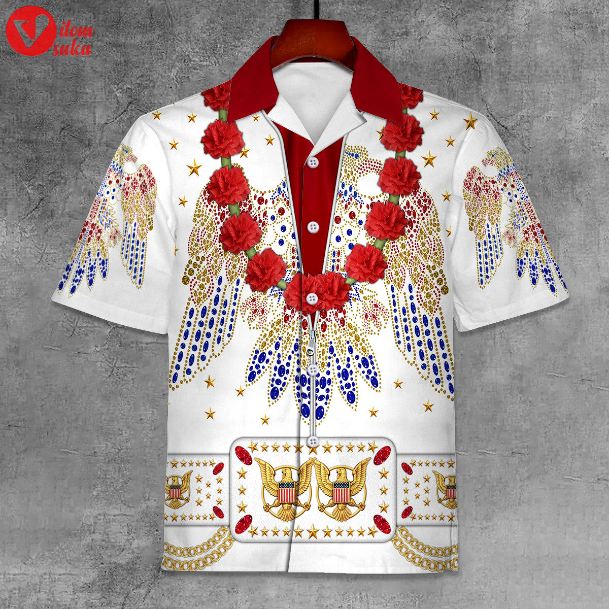 Elvis aloha from hawaii flower unisex hawaii shirt – stormmerch exclusive