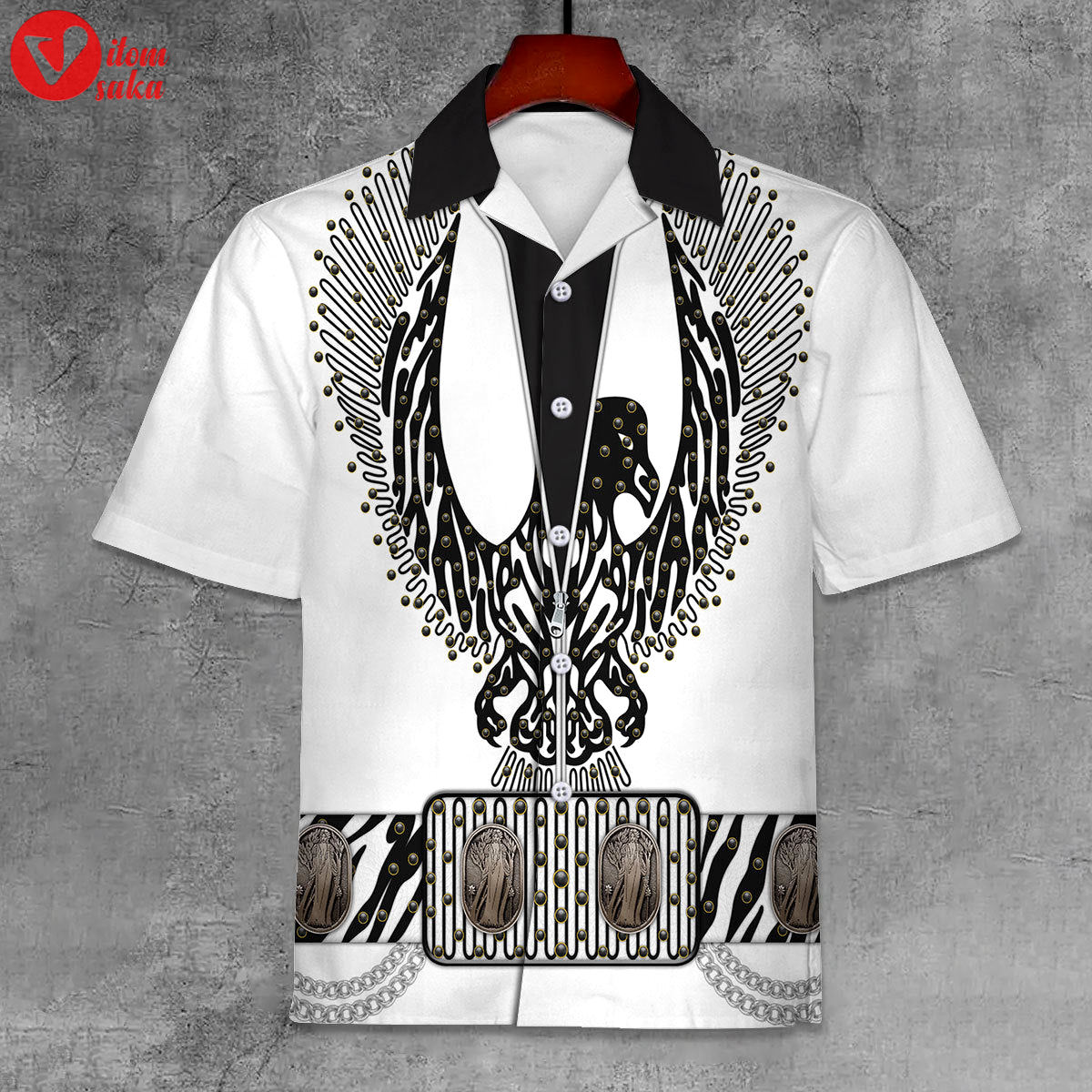 Elvis black phoenix unisex hawaii shirt – stormmerch exclusive