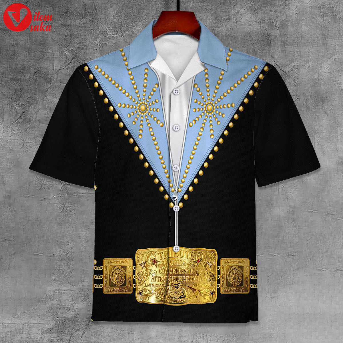 Elvis cisco blue unisex hawaii shirt – stormmerch exclusive