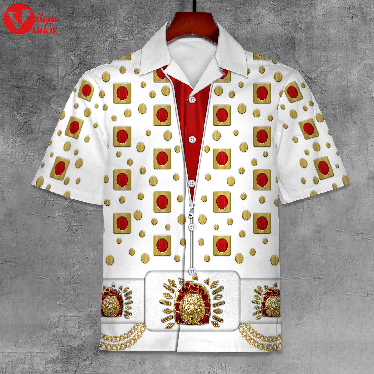 Elvis eyelet unisex hawaii shirt – stormmerch exclusive