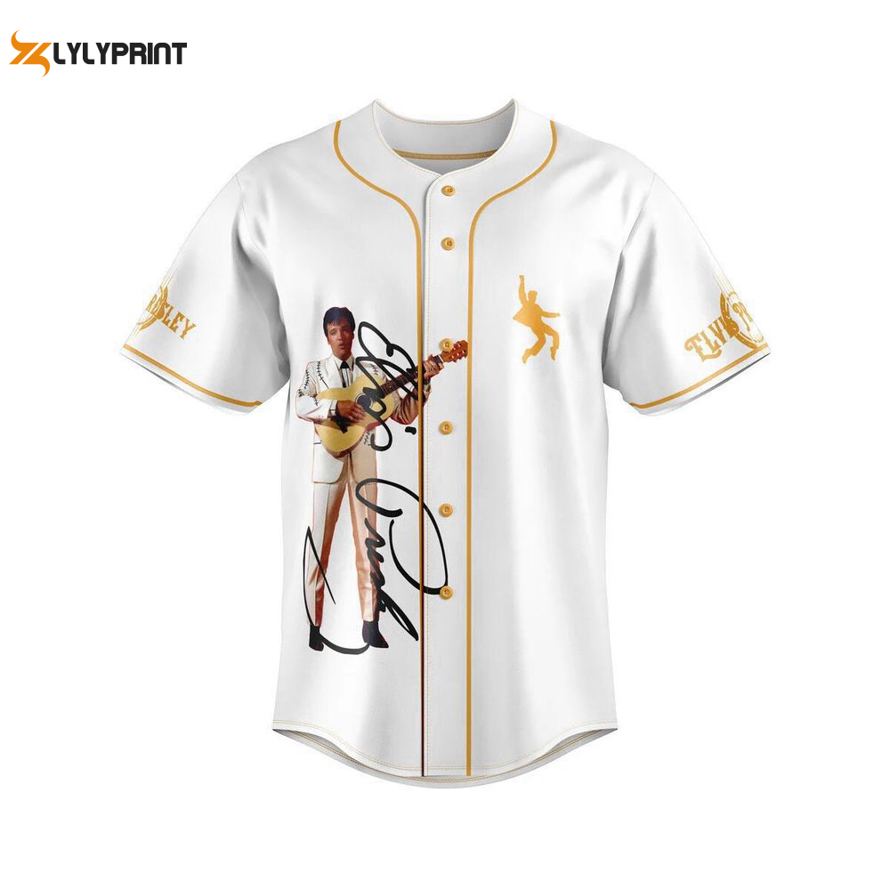 Elvis presley baseball jersey, elvis presley jersey shirt