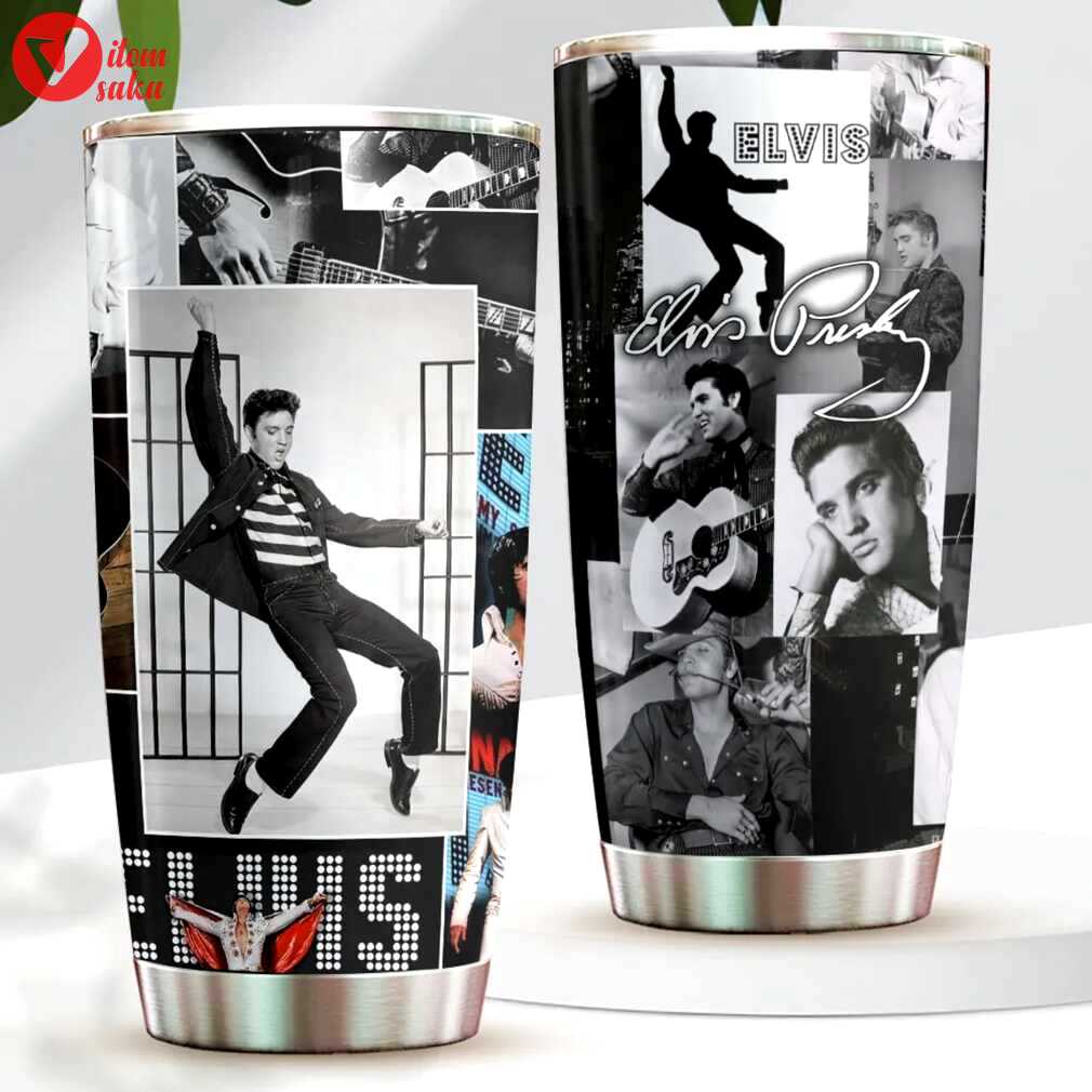 Elvis presley collage 20oz stainless steel travel  tumbler