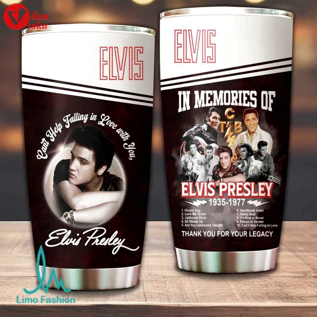 Elvis presley when things go wrong don’t go with them tumbler