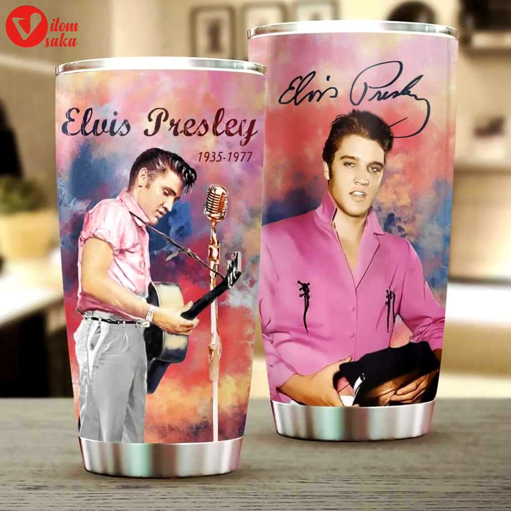 Elvis signature series stainless steel tumbler