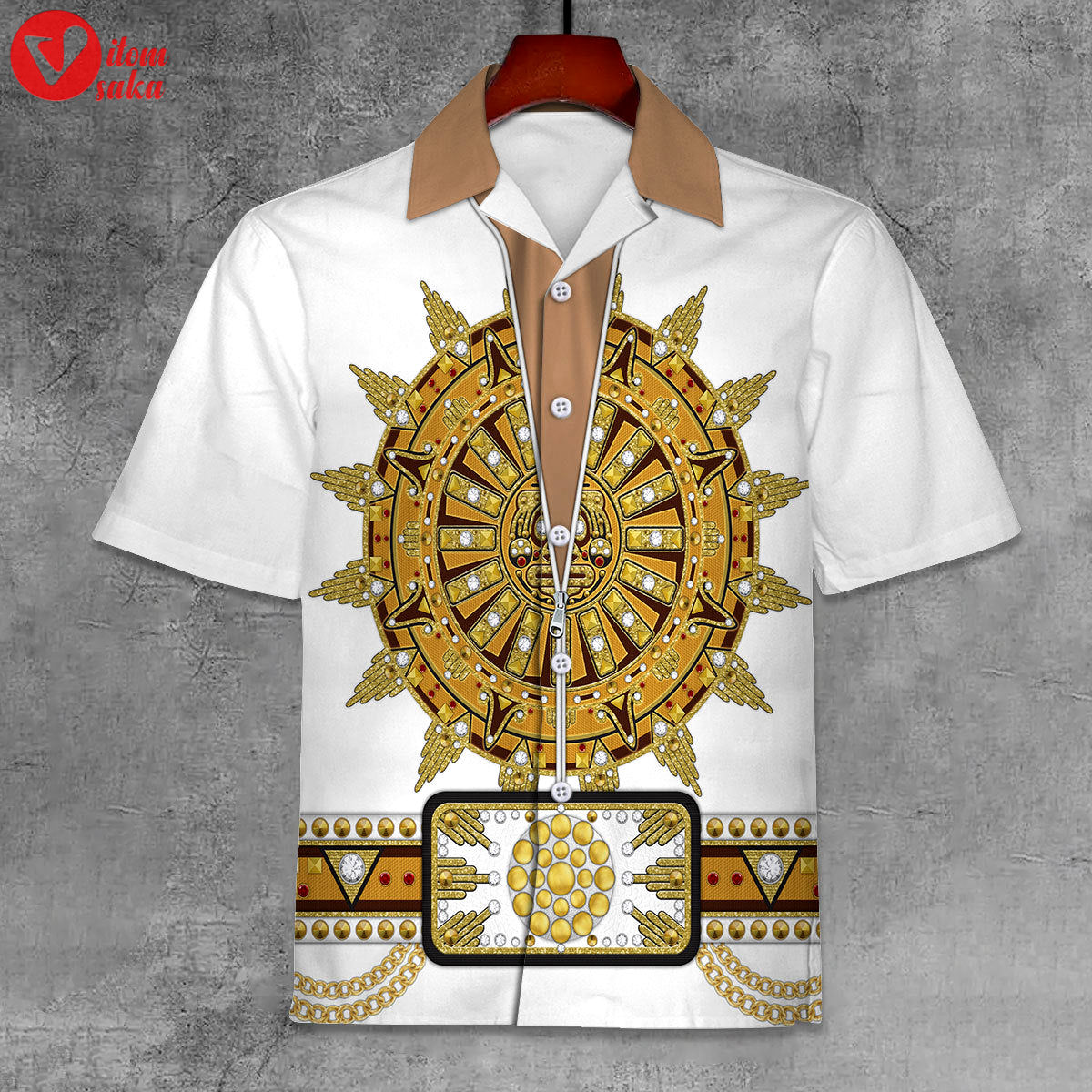 Elvis sun dial unisex hawaii shirt – stormmerch exclusive