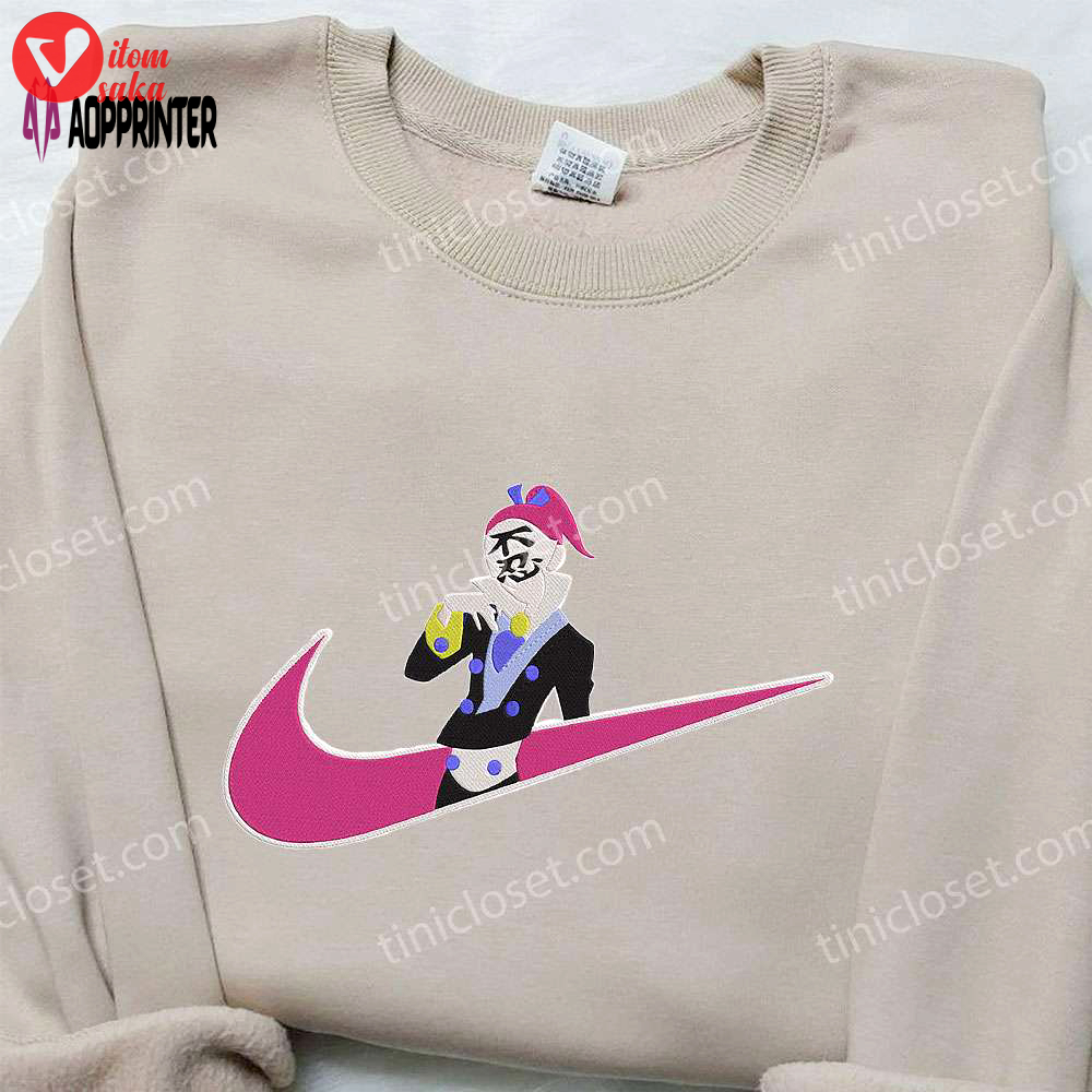Emonzaemon sōda x nike swoosh anime hoodie & embroidered shirts – unique nike inspired designs