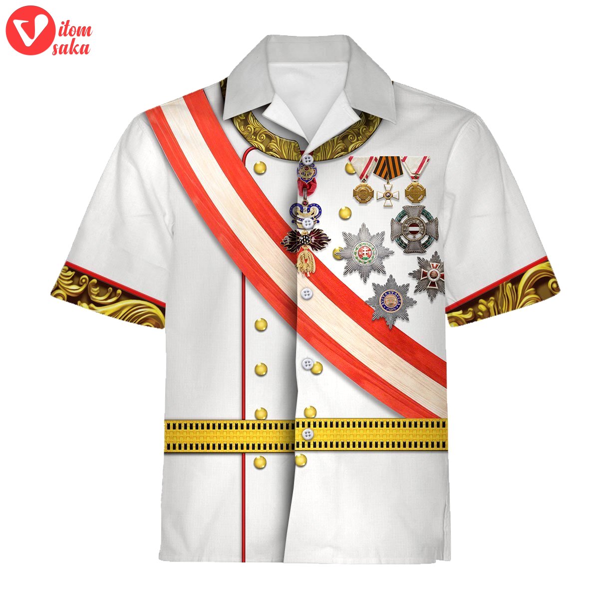 Emperor franz joseph i austria hawaiian shirt – stormmerch exclusive