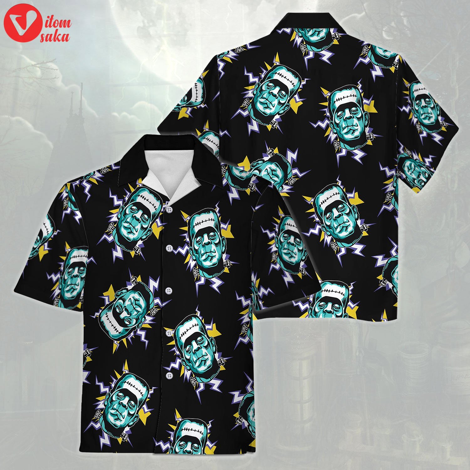 Frankenstein hawaiian shirt 3d shirt for unisex – stormmerch exclusive