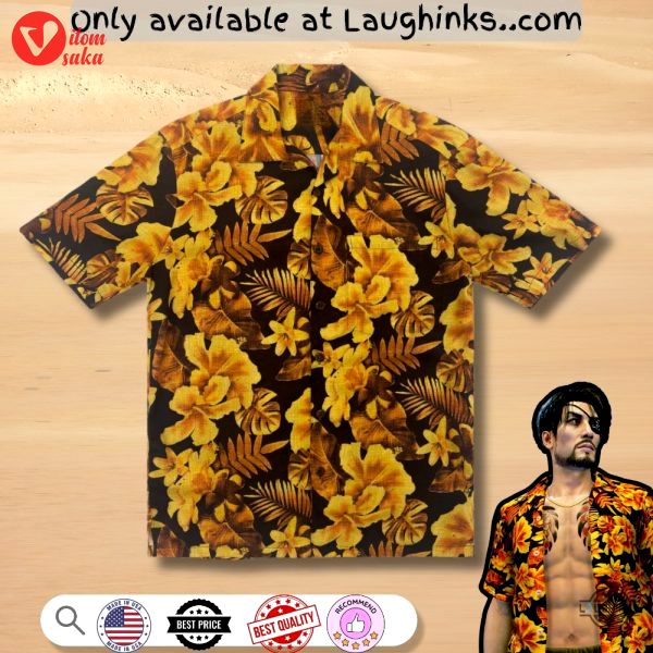 Full printed goro majima hawaiian shirt