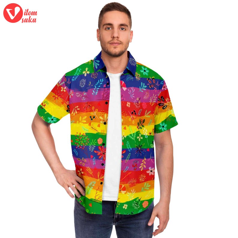 Gay flower hawaiian shirt – stormmerch exclusive