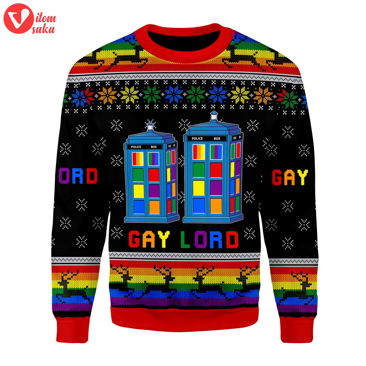 Gay lord christmas sweater – stormmerch exclusive