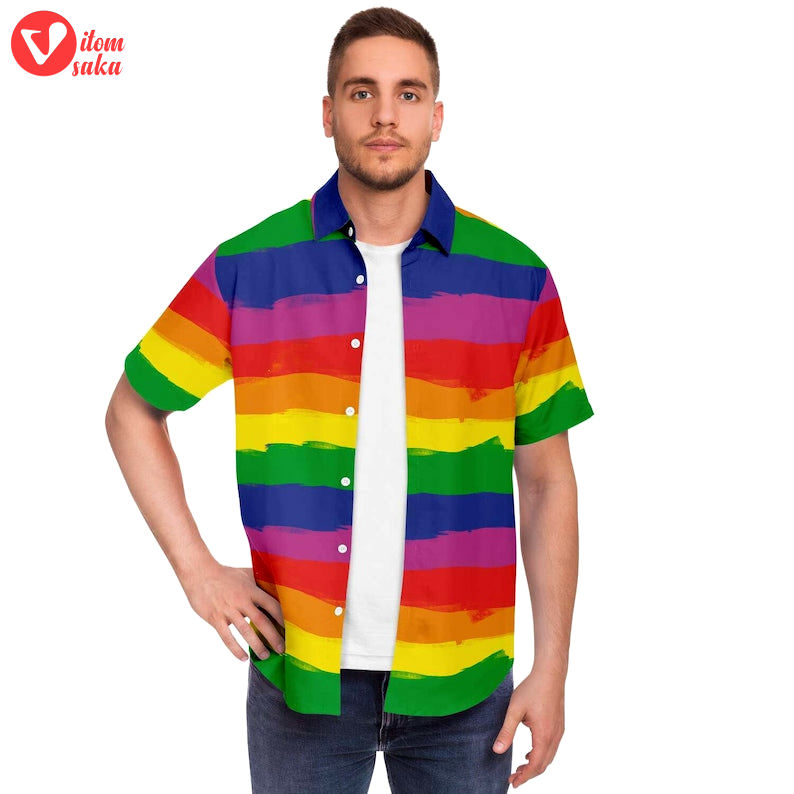Gay pride hawaiian shirt – stormmerch exclusive
